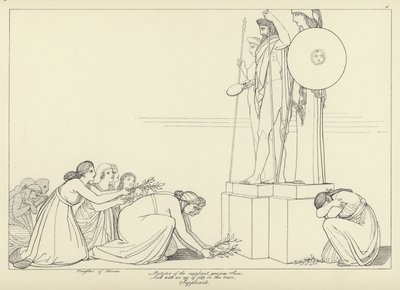 Die Bittsteller von John Flaxman